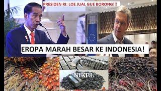 DI ANCAM DI GUGAT EROPA, PRESIDEN JOKOWI LANGSUNG BEREAKSI KERAS! SAATNYA INDONESIA TIDAK DIDIKTE..