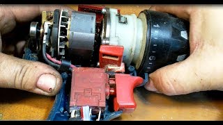 Замена щёток в аккумуляторном шуруповётре BOSCH GSR 14,4 V LI