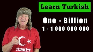 Turkish Numbers - Big Numbers Counting Song in Turkish