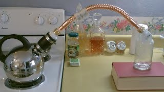 Homemade Water Distillation process using local materials