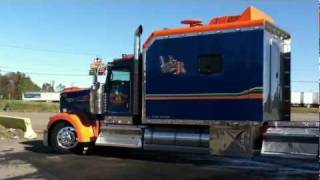 INSANE CUSTOM KENWORTH W900 CONDO & TRAILER