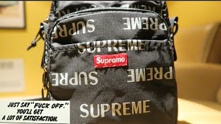 SUPREME REFLECTIVE REPEAT SHOULDER BAG! (PERFECT EVERYDAY BAG)