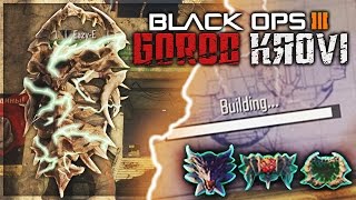 Black Ops 3 ALL "GOROD KROVI" Zombie Shield Part Locations | BUILD THE DRAGON SHIELD (BO3 DLC 3)
