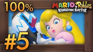 Mario + Rabbids Kingdom Battle - 100% Walkthrough Part 5 | World 2 Until End-Boss