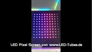 10x10 Pixel LED Screen 12mm RGB m Digital LED Controller