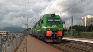 2ЭС4К-049 с поездом №459 Тамбов — Адлер