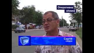 Эра ТВ, Внедорожник протаранив остановку влетел в летнее кафе 17 06 2013