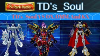 Digimon Links PVP TD's_Soul VS Omega X, Kentouris X, And Omega MM