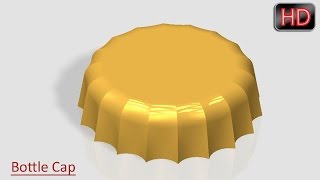 Bottle Cap (Autodesk Inventor Tutorial)