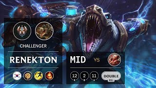 Renekton Mid vs Vladimir - KR Challenger Patch 9.12