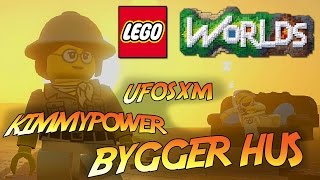 Bygger Hus & Trasslar! - Lego Worlds | Med Ufosxm