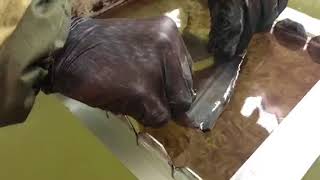 Аквапринт, технологический процесс нанесения декоративно - защитного покрытия на изделия
