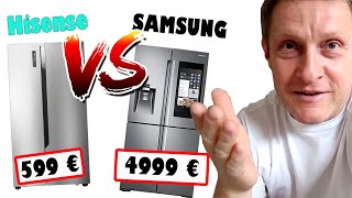TEUER VS GÜNSTIG ❄️Samsung VS Hisense ? DAS ist unser SIDE by SIDE Kühlschrank ? Addi-Online VLOG