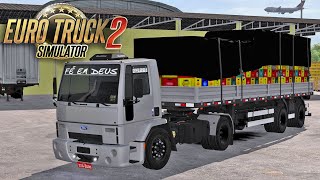 Ford Cargo Na Granel 2 Eixos Rodando Pelo Brasil ETS 2 1.32
