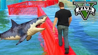 GTA V Online: O PARKOUR com TUBARÃO MUITO DIFICIL!!! ÉPICO