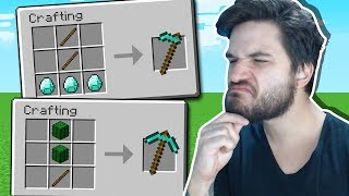 JOGANDO MINECRAFT, MAS ELE NÃO FAZ SENTIDO!