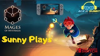 Mages Of Mystralia Nintendo Switch Gameplay! First Two Bosses | Hardcore Mode |Lets Play |First Look