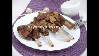 Ребра ягненка в духовке - быстрый и вкусный рецепт сочного барашка на кости