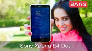 Видео-обзор смартфона Sony Xperia E4 dual