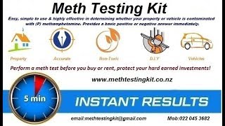 Meth Test kit (D.I.Y surface swab test for Methamphetamine Residue) P test kit
