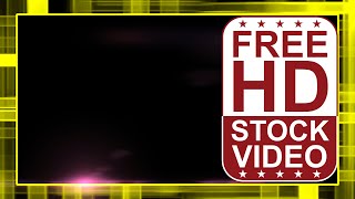 Free Stock Videos – abstract digital hi tech yellow frame on black background 2D animation