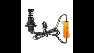 Дневные ходовые огни + поворотник Rubber DRL CarProfi 4014, 60SMD, Canbus