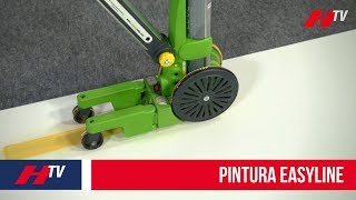 Pintarrayas con Easyline Edge, señalización y marcaje de líneas en industria