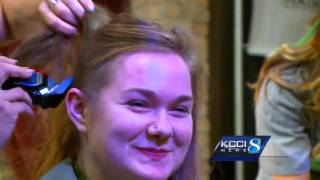 Iowa Chrome Domes shave heads for childhood cancer
