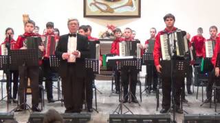 Оркестра баянистов-аккордеонистов. Концерт 10.03.2016.