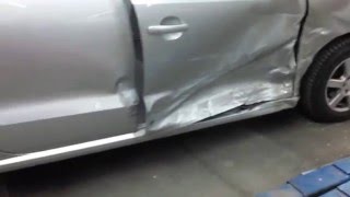 Кузовной ремонт Volkswagen Polo Часть 1