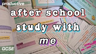 After school study with me- GCSE student