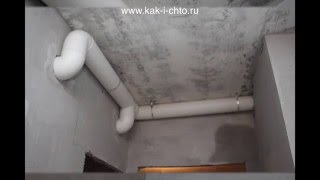 Организация вентиляции из туалета и Ванной в П-44Т