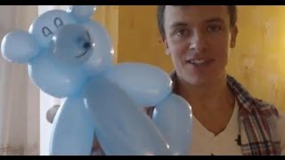 Мишка из шаров. Легков.