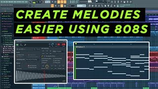 HOW TO MAKE MELODIES EASY & QUICKLY USING AN 808! (MELODY TUTORIAL)