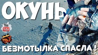 Эта мормышка спасла рыбалку!!! Ловля окуня на безмотылку в глухозимье.