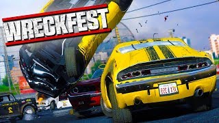 THE SALTIEST LOBBY EVER! - Wreckfest with The Crew!