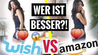 WISH VS AMAZON | Gleiche Produkte bestellt, wer ist besser & günstiger?! | Live HAUL Produkt Test