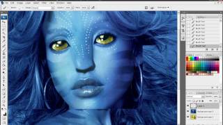 4-4 - Photoshop Lessons - Jessica Alba as Navi