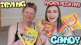 Trying Norwegian Candy with my Mum!