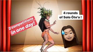 4 ROUNDS OF SOLO ŌTE’A IN TAHITI | 2019 ‘Arioi Vahine & ‘Ori Tahiti Vahine Champion
