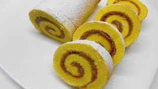 Бисквитный рулет.Ну очень удачный рецепт.