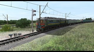 Trainz2019 Грузовой"Остряково-Красноперекопск" ВЛ8/2ТЭ116. 2я часть. Ехал, ехал, не доехал)))