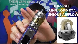 Hugsvape Ring Lord MESH RTA | Innovative Airflow & Great Flavor Output