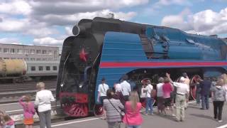 Иваново.  Встреча и отправление Ретро -  поезда.  13. 08 .2018 года