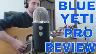 Blue Yeti Pro USB XLR Microphone Audio Sound Test