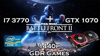 Star Wars: Battlefront 2  i7 3770 + gtx 1070 8GB 1440p ultra