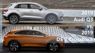 2019 Audi Q3 vs 2019 DS 7 Crossback (technical comparison)