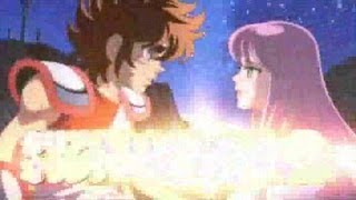 Nueva escena con voces de Seiya y Saori en Saint Seiya Pachinko Hoshi no Unmei