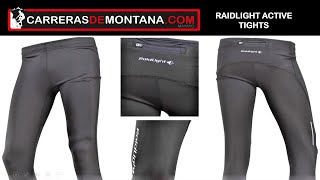 Raidlight active tights. Mallas trail y running. Análisis por Julio Santos.