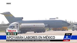 Rescatistas colombianos ya van rumbo a México